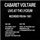 Cabaret Voltaire - Live At The Lyceum